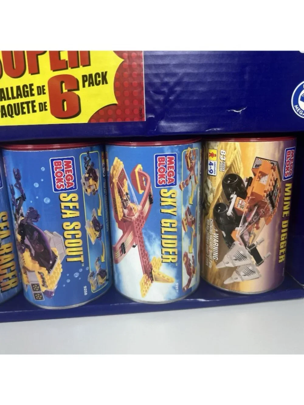 Vintage Mega Bloks Super 6 Pack Sets 1990’s All Sets Brand New